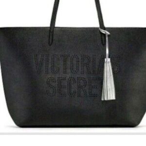 New VS Victoria’s Secret black large tote bag. Black